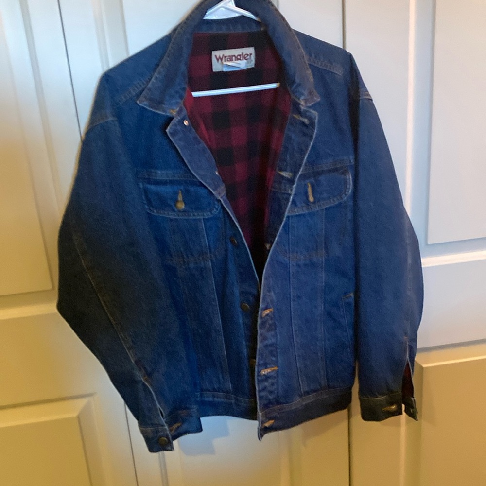 Wrangler Flannel Lined Denim Jacket